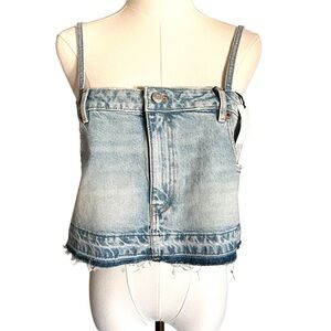 ZARA Denim Corset Top – NWT – Sizes S
